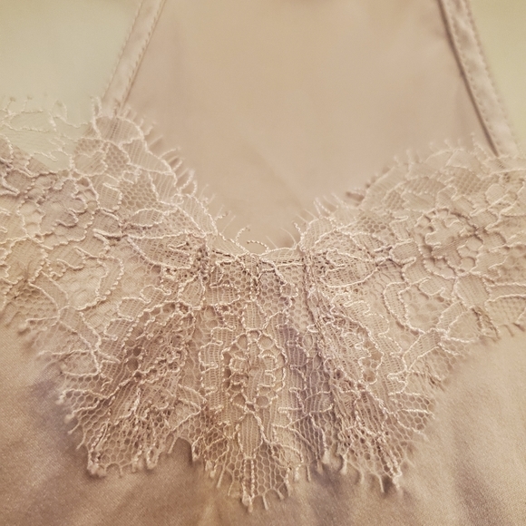 Cami NYC | Racer Silk Charmeuse Cami Lace Size M - Picture 6 of 11